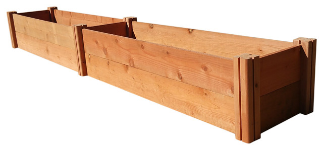 Grogardens 1 X8 X11 Redwood Raised Garden Bed Transitional Grogardens 1 X8 X11 Redwood Raised Garden Bed