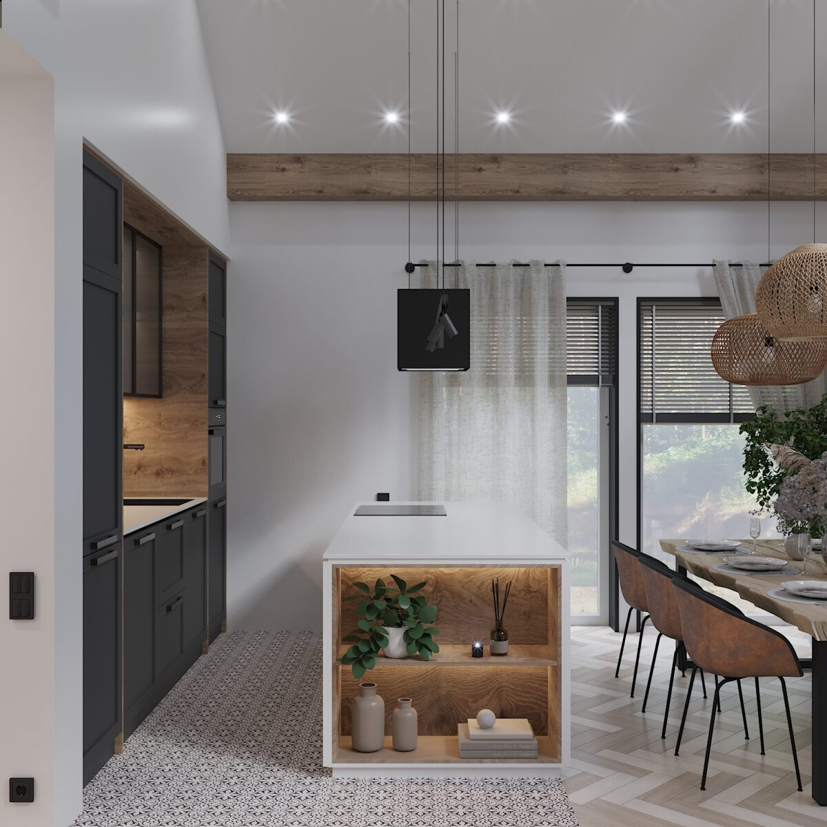 Дизайн проект дома 142 М2, Новосибирск