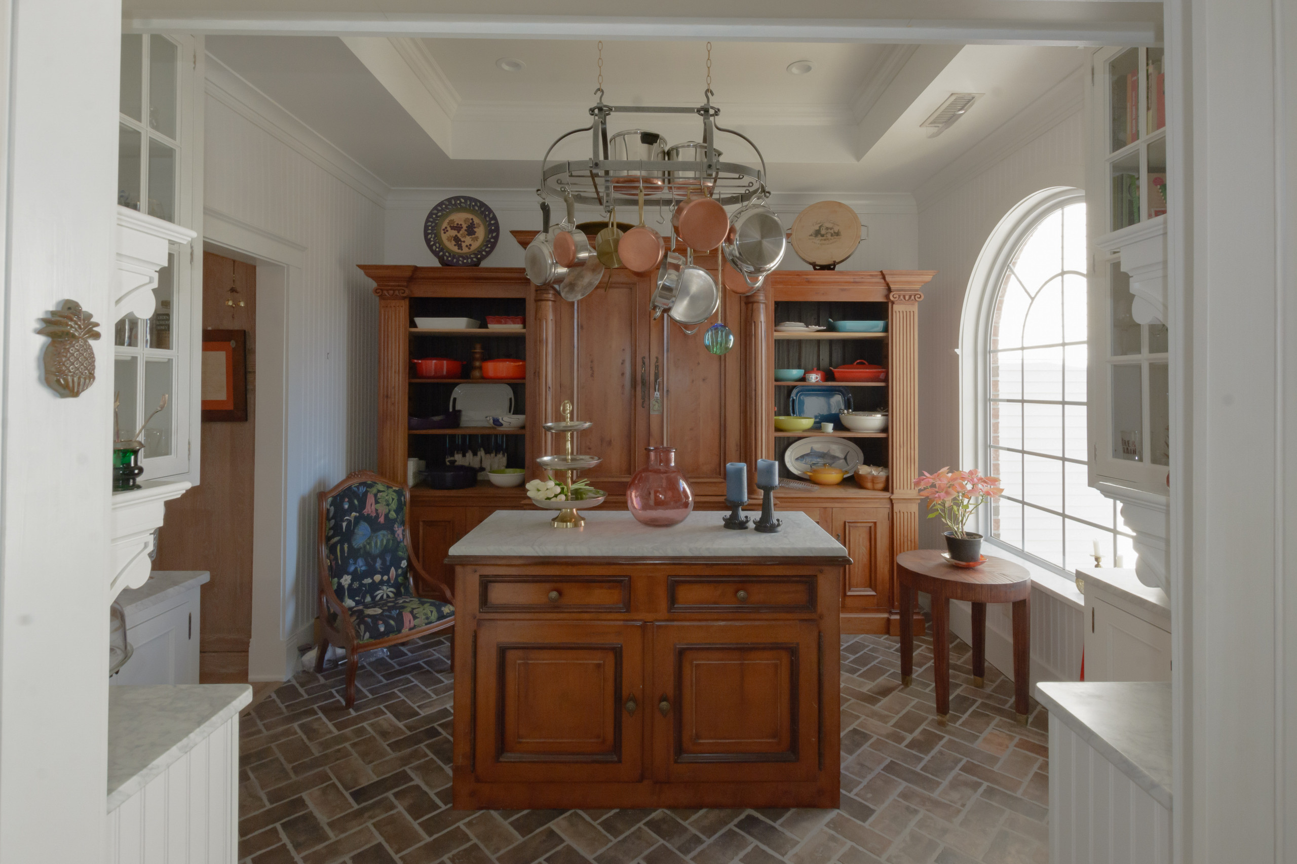 Eclectic Luxury Kitchen & Butler's Pantry