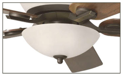 Kichler Olympia Bowl Light Fixture Kit Olde Bronze Ceiling Fan