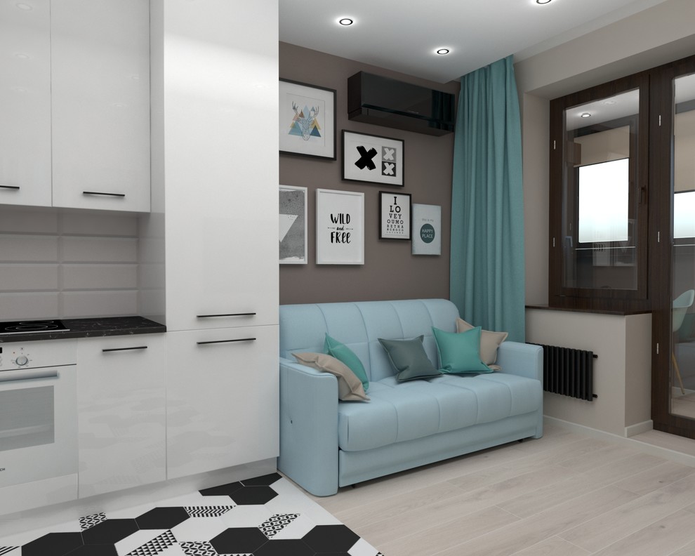 Современная квартира для молодой семьи