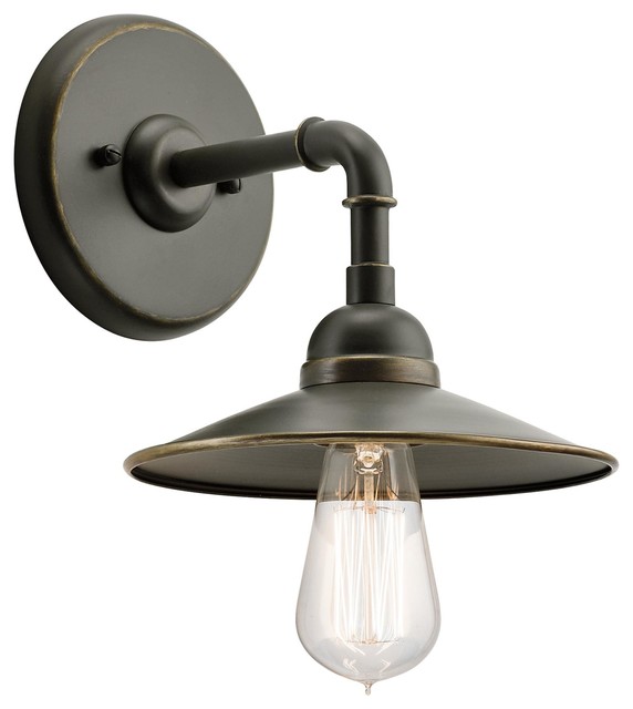 Kichler Lighting Outdoor Wall 1 Light Industrial Kichler Lighting Outdoor Wall 1 Light