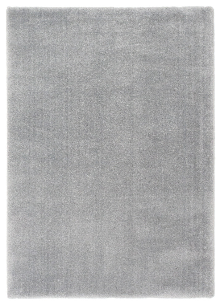 Plush Velours Gray Microfiber Shag, 8'x10'