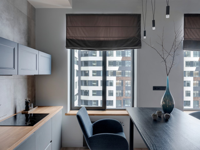 Спальное место на высоте contemporary-kitchen