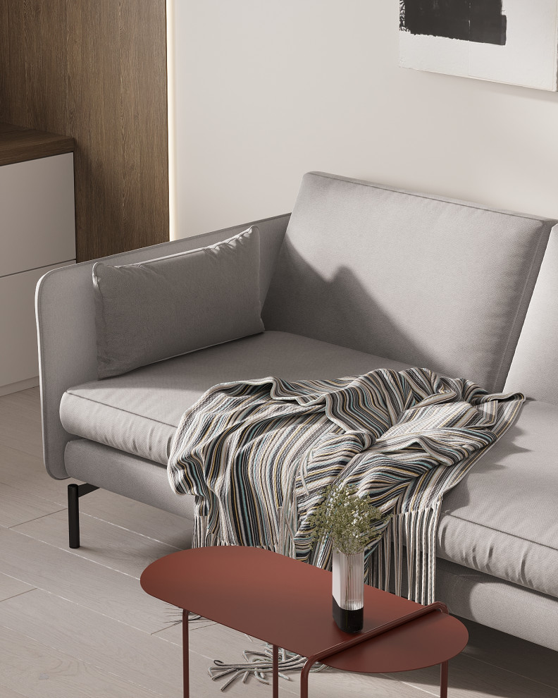 Современный интерьер в ЖК «Znak», Ижевск, 73 кв. м2