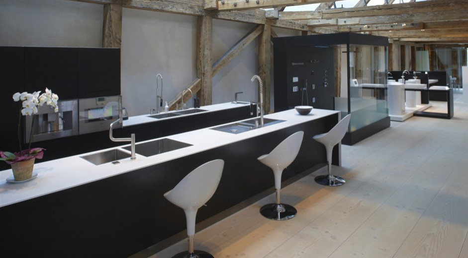 Dornbracht Alape Showroom Bad Sanitär Raumausstattung Planung Präsentation Modernisierung Ausstellung Interior Design NRW Krefeld Nordic Kopenhagen Architektur Denkmal Innenarchitektur Gestaltung 3D