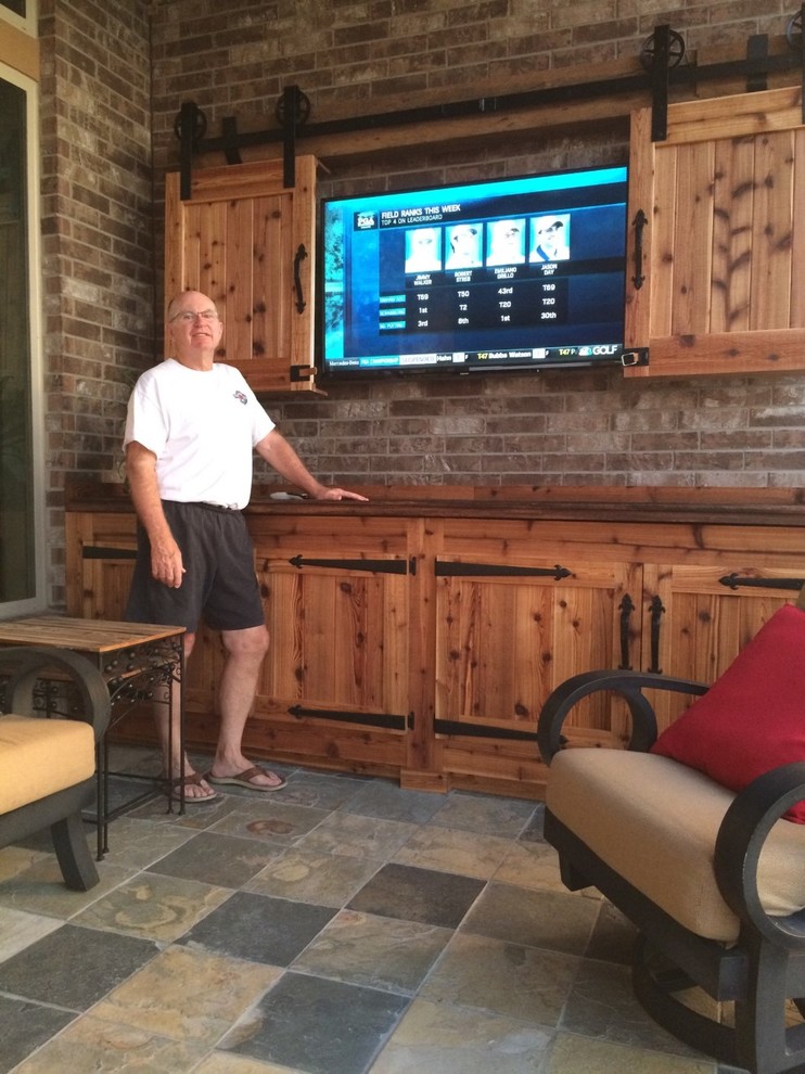 Exterior Cedar Entertainment Center