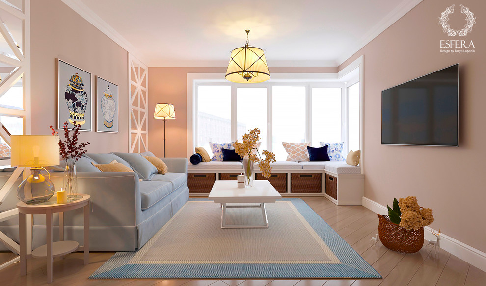 Дизайн проект однокомнатной квартиры.