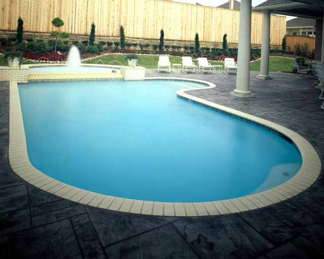 Rectangular transitional-pool