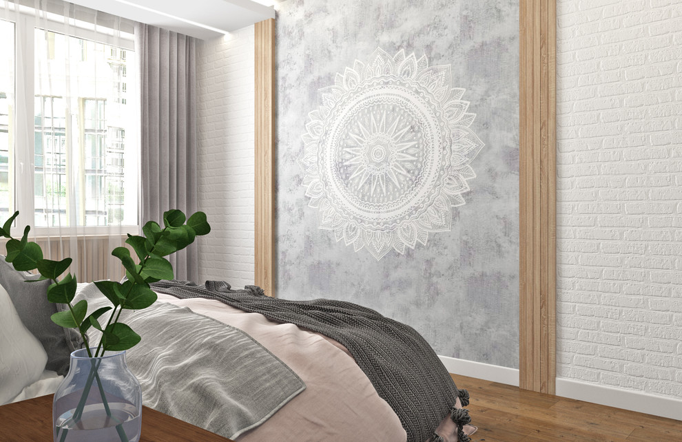 Квартира 60 кв.м  в стиле лофт + современный стиль.