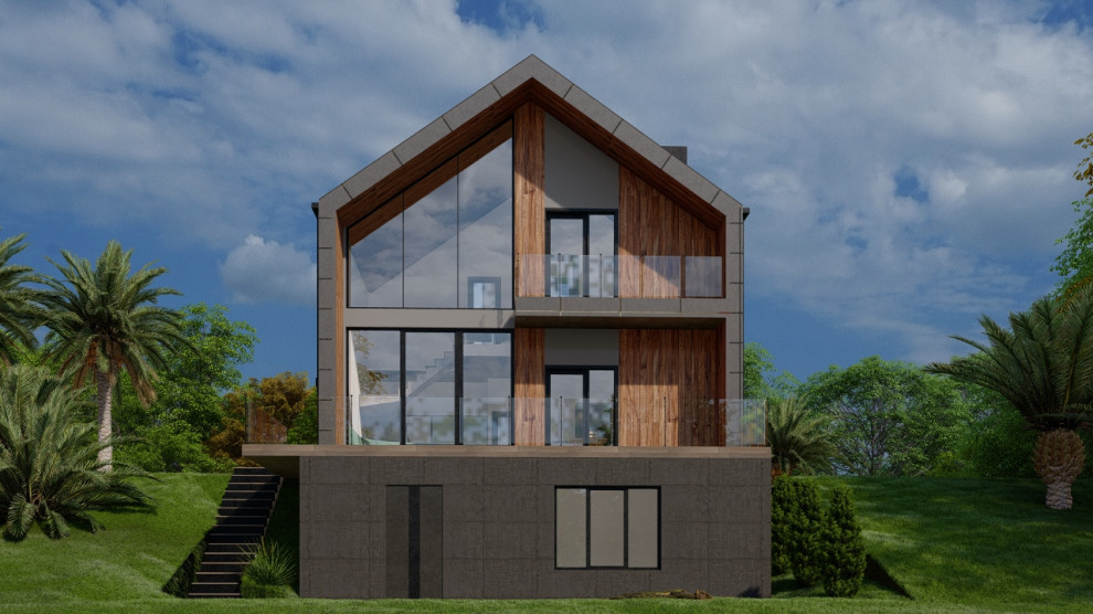 Стиль барнхаус– дом (S 188 м2 )