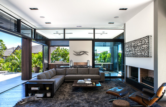 Godden Crescent contemporary-vardagsrum