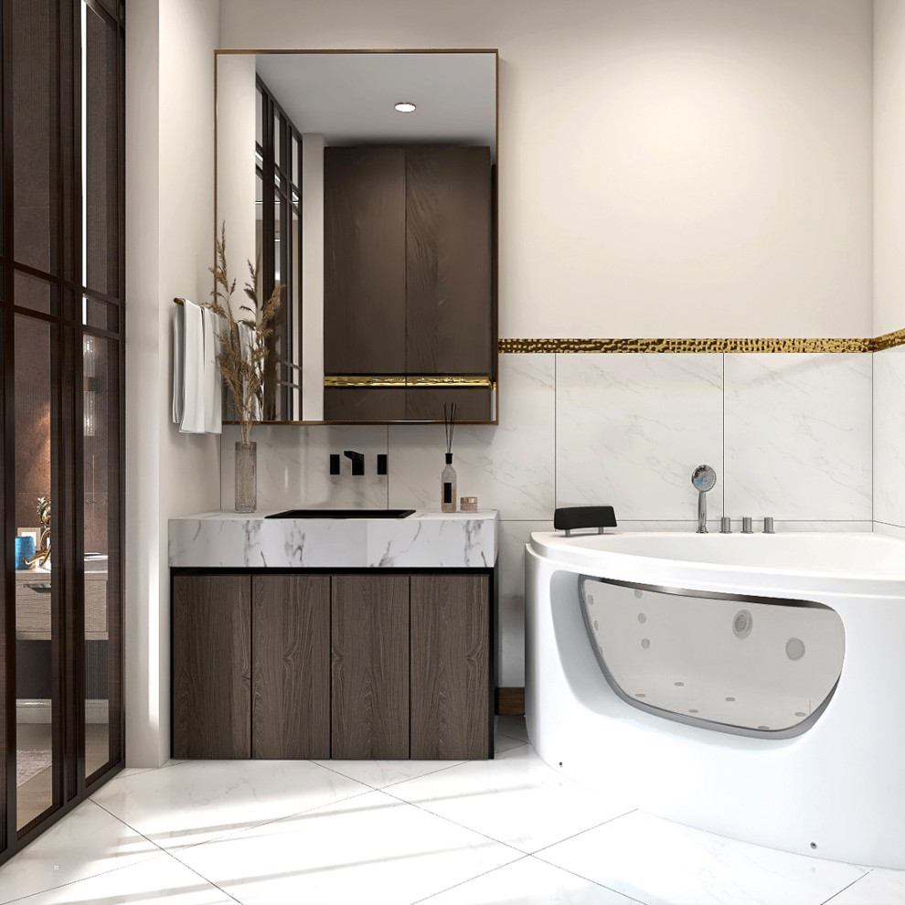 санузел мастер спальни