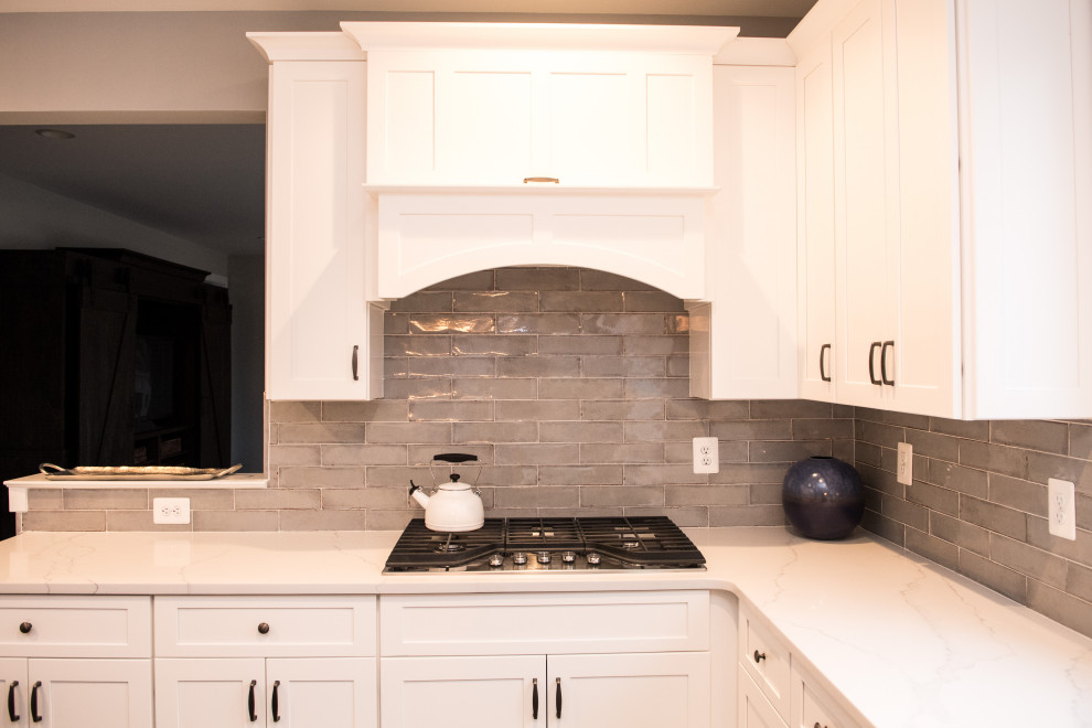 Kitchen - transitional kitchen idea in New York