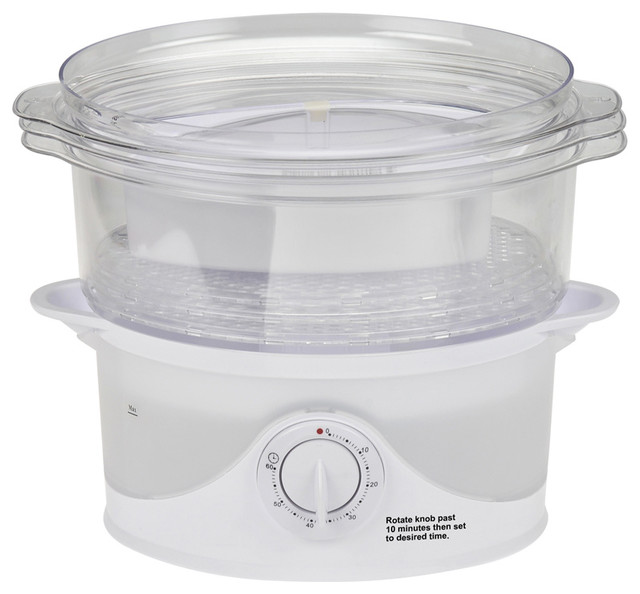 Kalorik Electric 3 Tier Food Steamer Contemporary Rice Cookers And