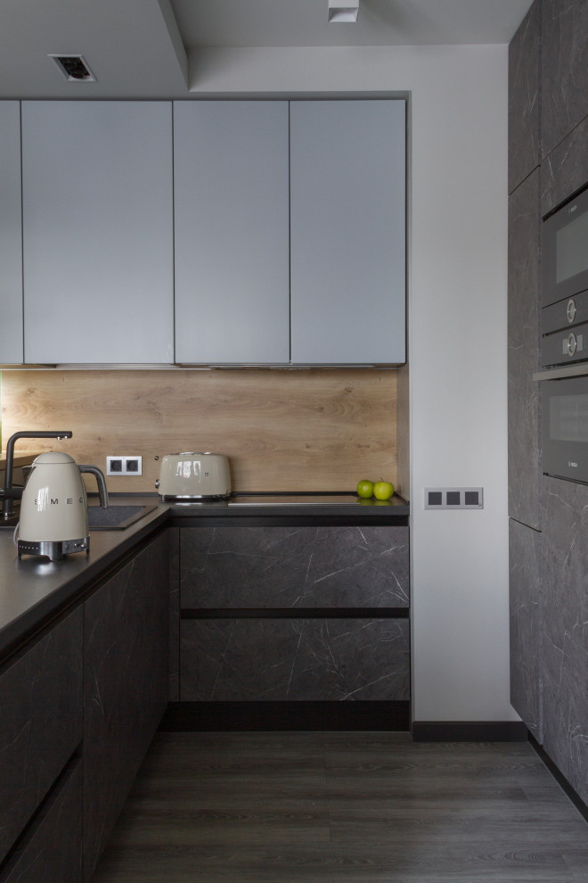 Кухня объединенная с гостиной