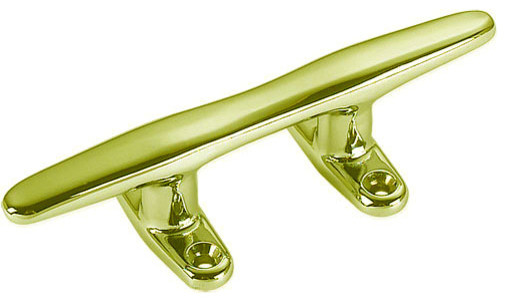 Solid Nautical Cleat (for Door Handle, Hooks, etc) by Shiplights, Unlacquered Po