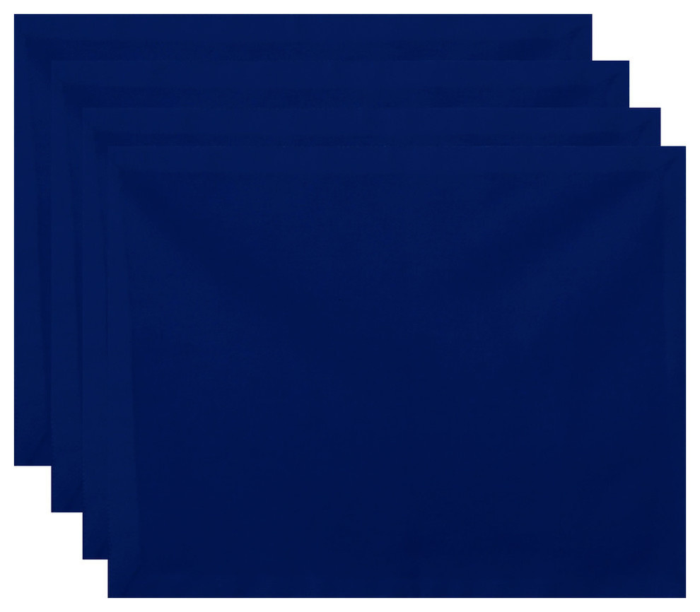 18"x14" Solid Print Placemat, Set of 4 Contemporary Placemats by