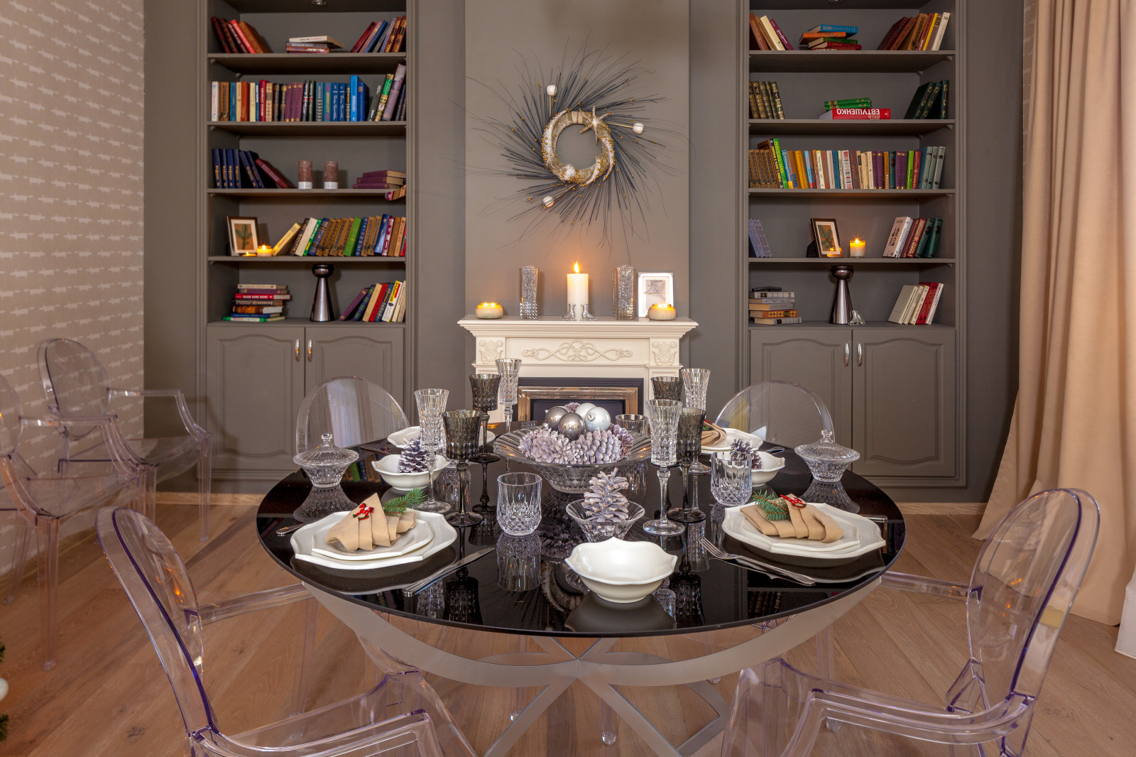 Гостиная на контрастах для программы "Фазенда" Первый Канал