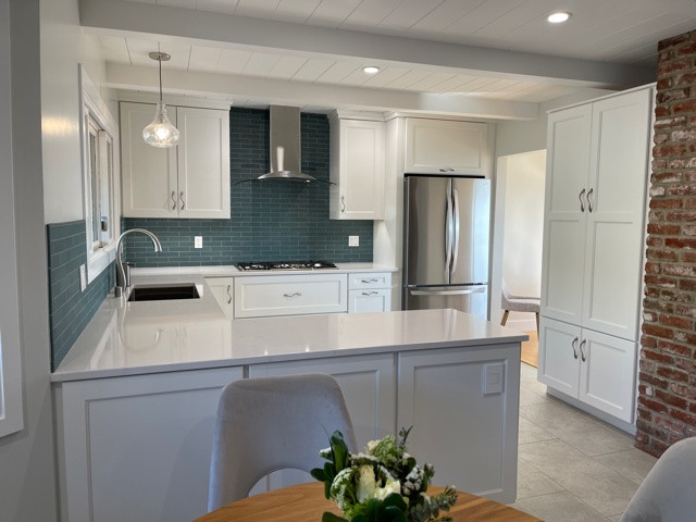 El Cerrito Hills Bright and Brick Kitchen