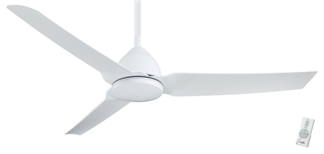 Java 54 Outdoor Ceiling Fan Flat White Flat White Blade