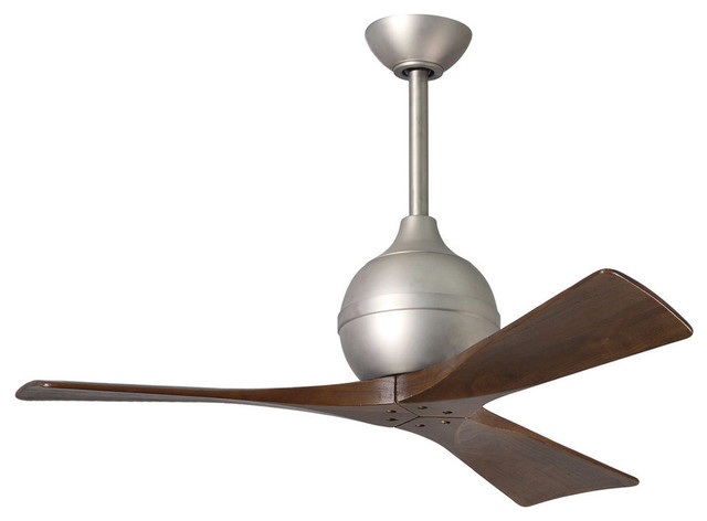 Irene 3 Blade Paddle Fan With Barn Wood Tone Blades Transitional