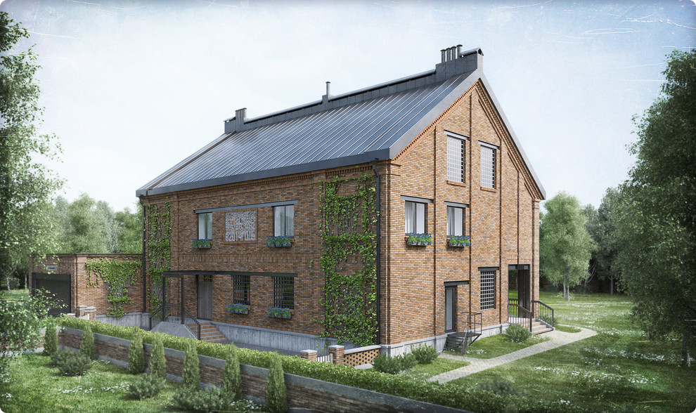 Кирпичный коттедж