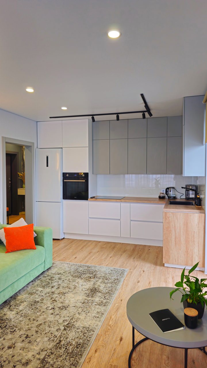 Квартира с цветными акцентами