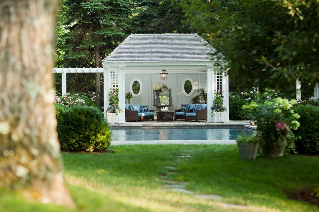 Pool structures clasico-jardin