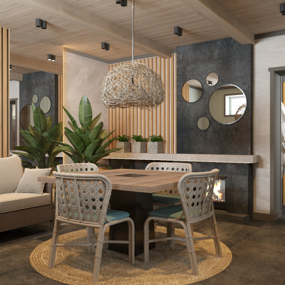 Большой, яркий дом для молодой семьи