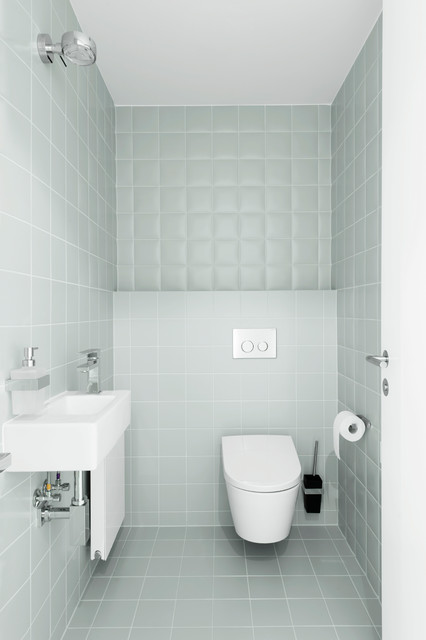 Apartment R modern-powder-room