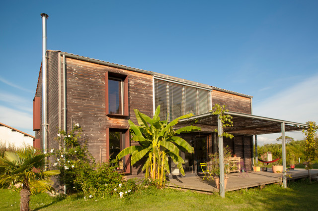 MAISON PASSIVE - TABANAC / GIRONDE - Contemporain - Façade - Bordeaux ...