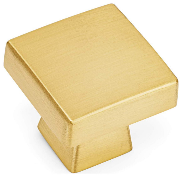 *10 Pack* Cosmas Cabinet Hardware Brushed Brass Contemporary Pull #702-96BB