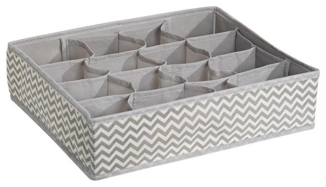 Interdesign Chevron Closet Organizer 16 Compartment Dresser
