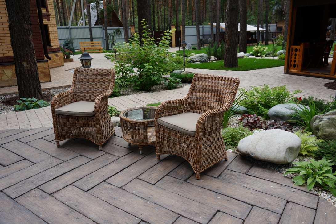 Умиротворение в сосновом лесу