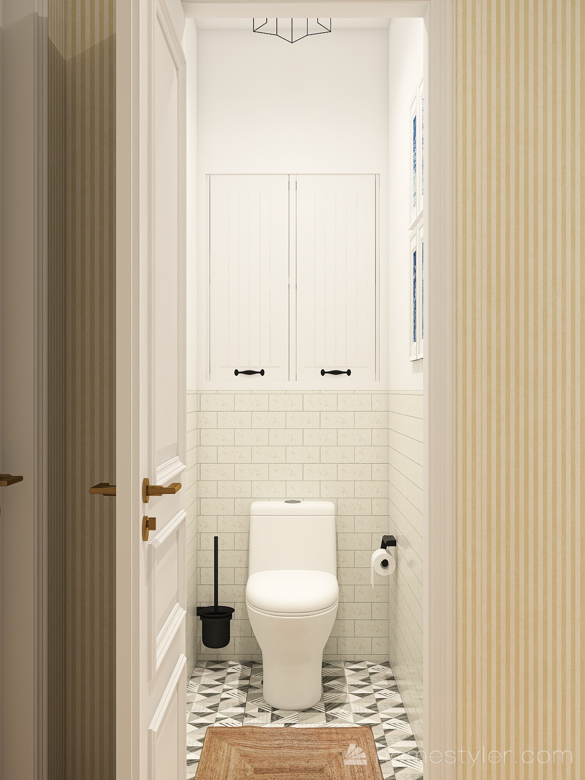 Санузел в средиземноморском стиле