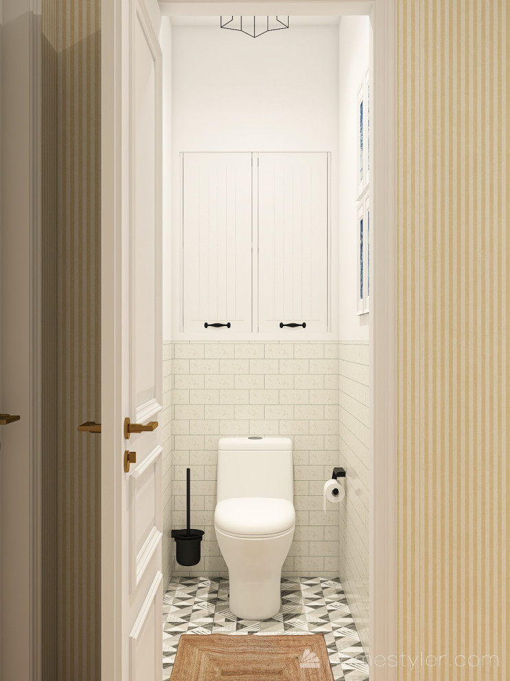 Санузел в средиземноморском стиле