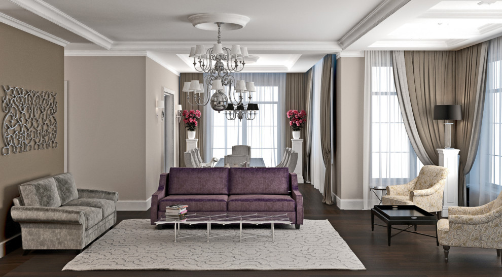 Дизайн интерьера Коттеджа 400 м2. г. Москва