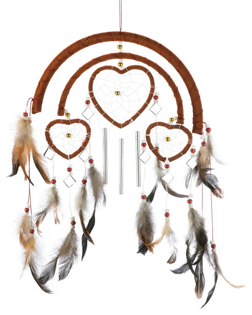 Dream Catcher Heart Wind Chime Southwestern Chimes By Dream Catcher Heart Wind Chime Southwestern Chimes