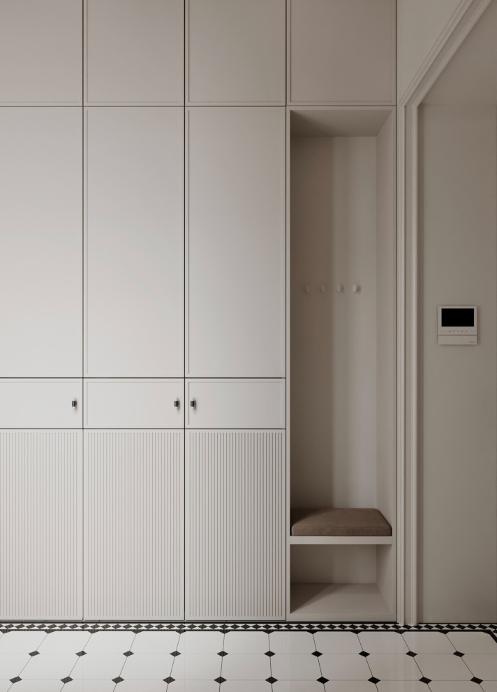 Прихожая со встроенным хранением