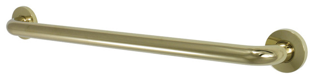 Kingston Brass 18" X 1-1/4" OD ADA Grab Bar, Polished Brass
