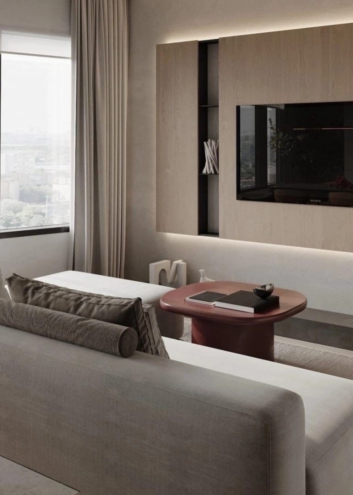 Дизайн интерьера трехкомнатной квартиры