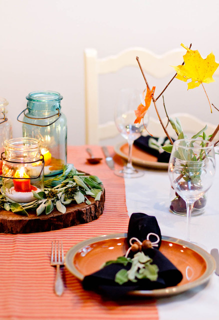 Winter Tablescape sala-da-pranzo