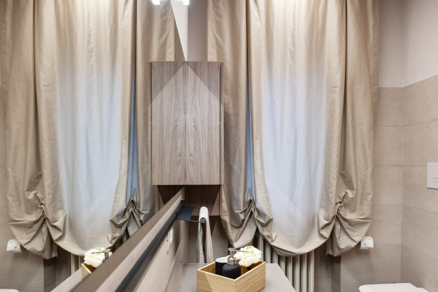 Un appartamento eccentrico | Restauro completo | 120 mq contemporary-bathroom