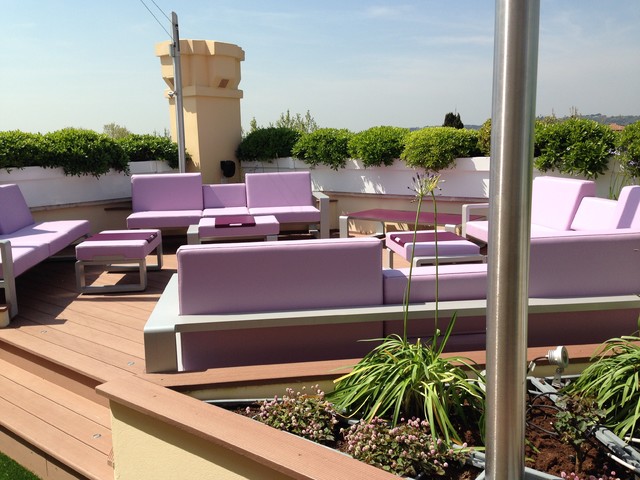 golf in terrazza contemporary-deck