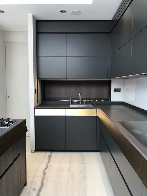 Kosher Kitchen with Island N15 moderne-koekken
