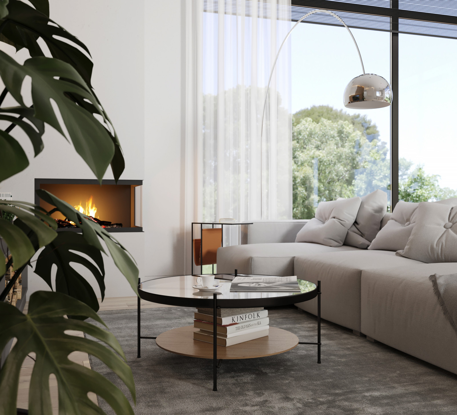 Дом в Репинских усадьбах. Гостиная