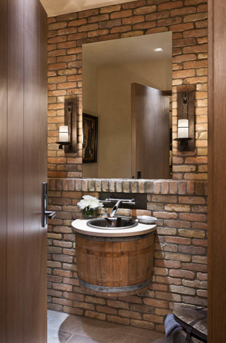 Bathroom - rustic bathroom idea