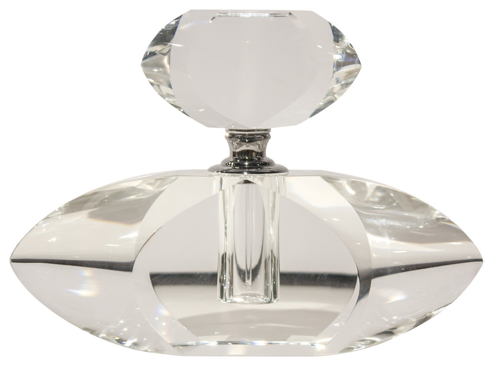Oval Crystal Perfume Bottle