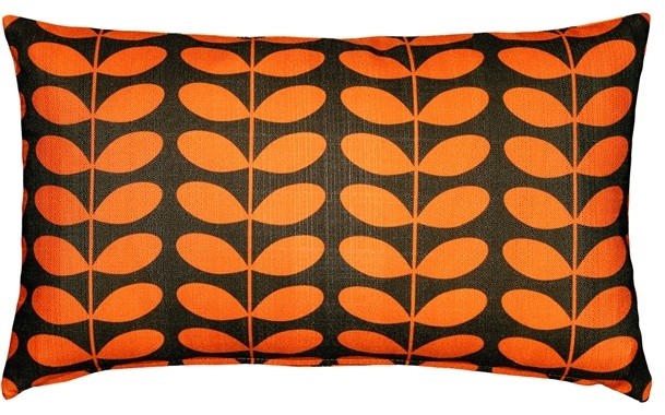 Pillow Decor Mid Century Modern Orange Throw Pillow 12x20 Contemporary Outdoor Cushions And Pillows By Pillow Decor Ltd Houzz